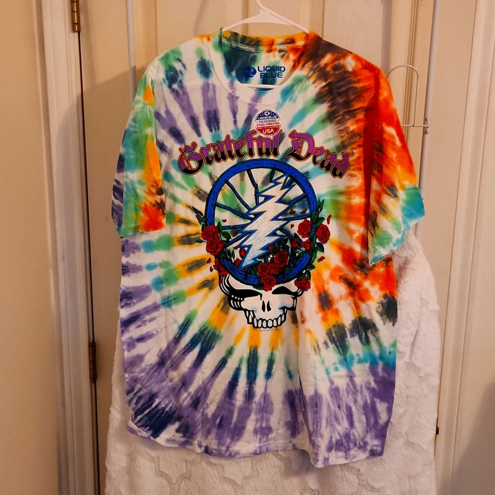 Grateful Dead Skull Rose's Tye Die Shirt